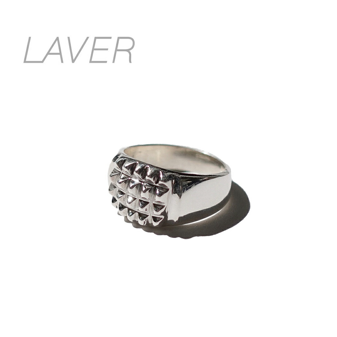 【LAVER / ラバー】 STUDS RING (25AN03) silver925 シルバー リング スタッズ メンズ 指輪 アクセサリーメキシコ産 ユニセックス ギフト
