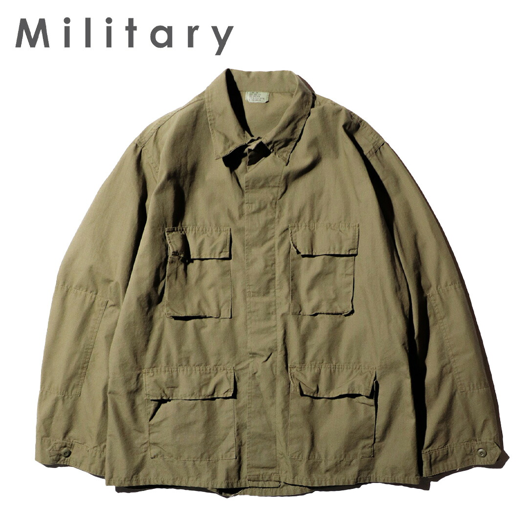 【U.S MILITARY / ユーエスミリタリー】 BDU FATIGUE JACKET COTTON RIP-STOP COMMERCIAL MODEL OZONE WASHED (LONG) ロング丈 ジャケット ファティーグ コマーシャルモデル ロング丈 オゾン加工 MADE IN USA