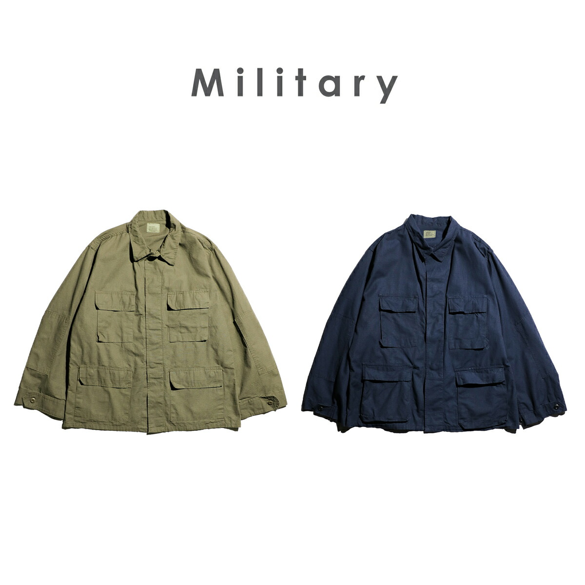 【U.S MILITARY / ユーエスミリタリー】 BDU FATIGUE JACKET COTTON RIP-STOP COMMERCIAL MODEL BDU ジャケット MADE IN USA コマーシャルモデル