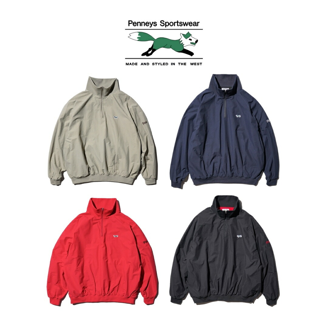 楽天市場】【PENNEY'S / ペニーズ】THE FOX 1/4 ZIP GOLF JACKET