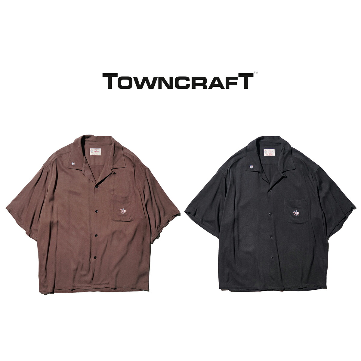 大阪直営店 美品の通販 50s 60s town craft 肉厚 レーヨン ギャバ 