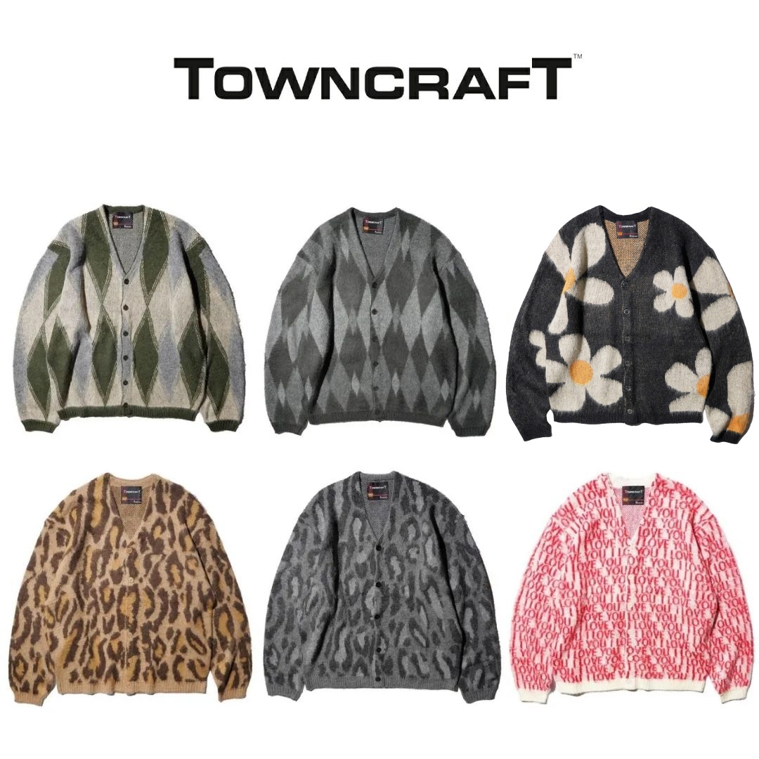 楽天市場】TOWNCRAFT タウンクラフト カーディガン 60s LINE CARDIGAN