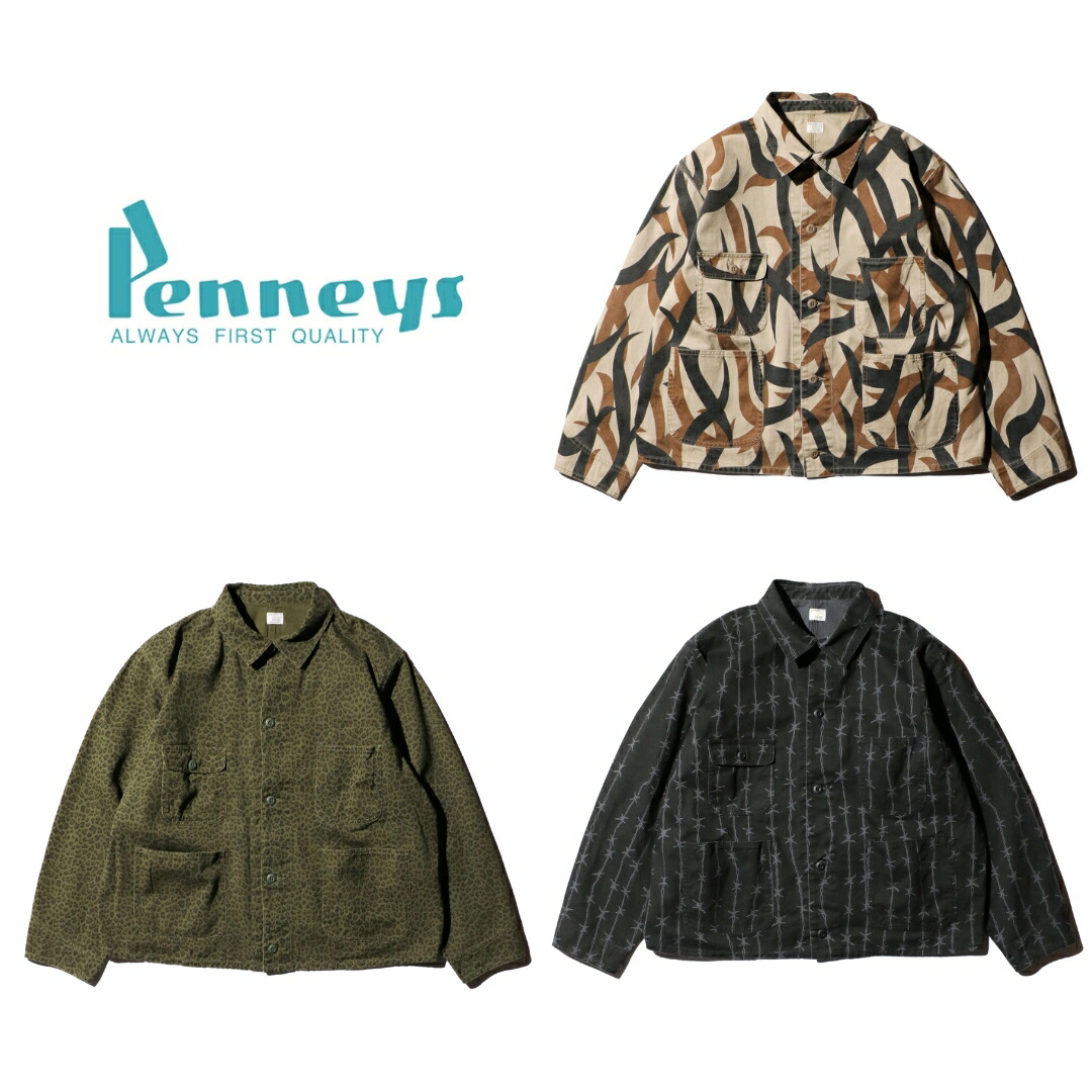 楽天市場】【PENNEY'S / ペニーズ】THE FOX 1/4 ZIP GOLF JACKET