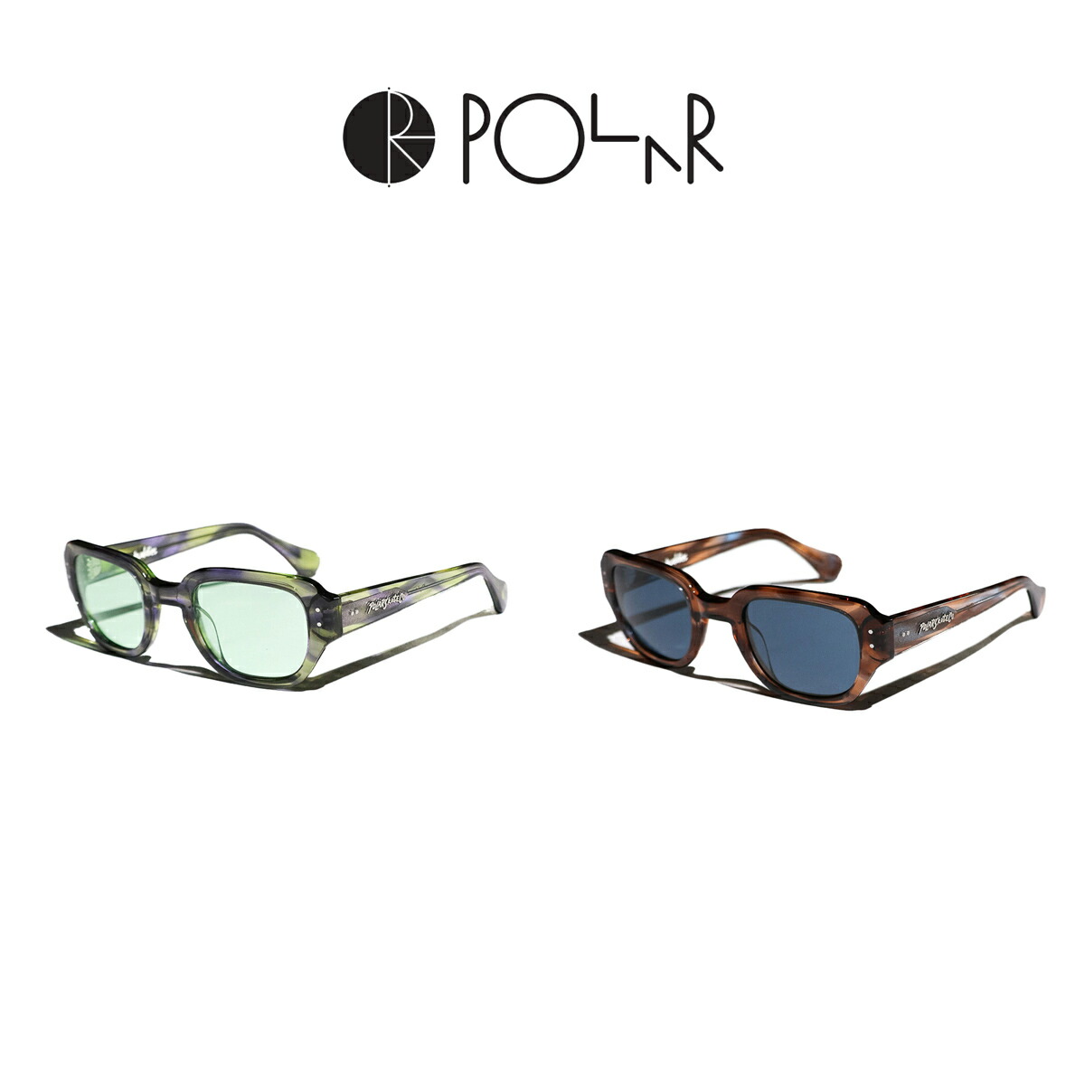 む*ろ様 polar skate co. × sun buddiesコラボサング Polar Skate Co. Men's x Sun Buddies Hideo Sunglass in Teal