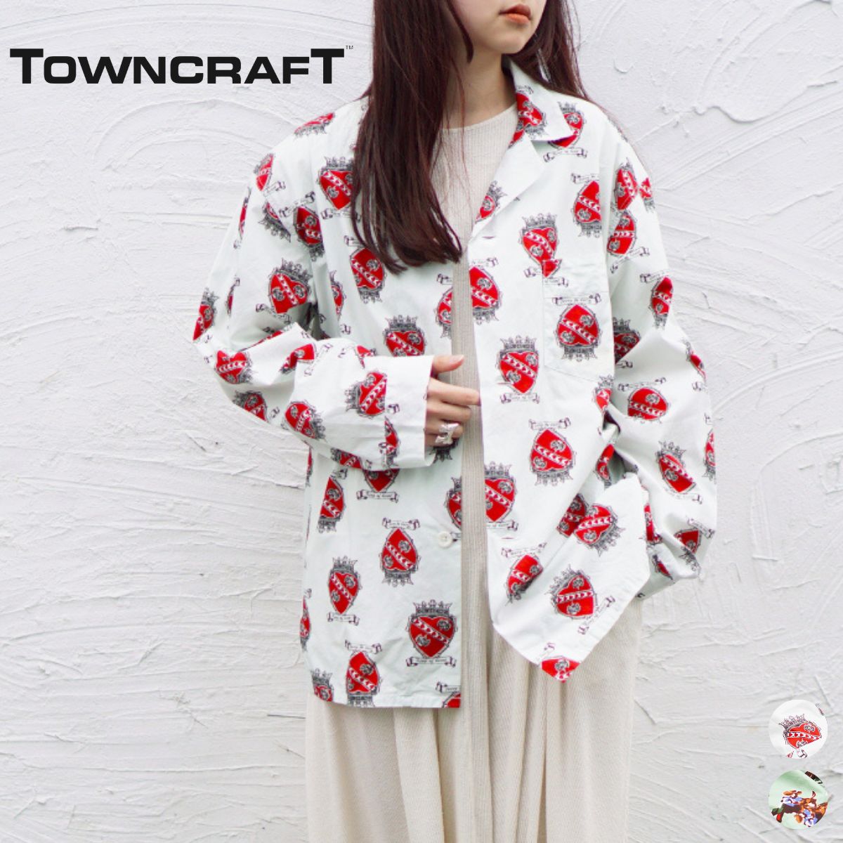 TOWNCRAFT / タウンクラフト PAJAMA PRINTED JACKET パジャマシャツ ニックアンドノラ カウボーイ ハートクラウン |  C.E.L.STORE