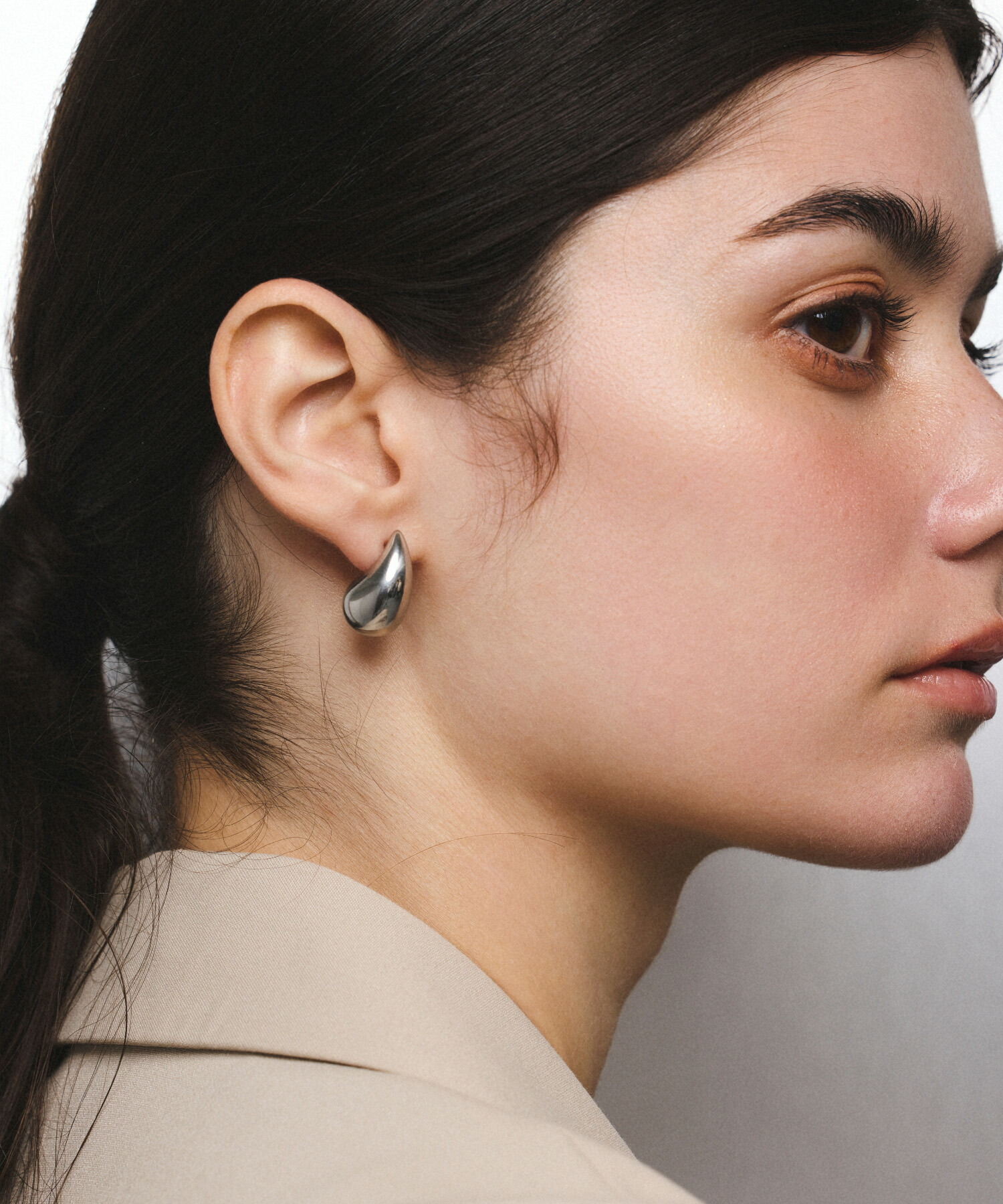 楽天市場】【ゴールド】ソリッドドロップピアス | CENE セネ せね 金属