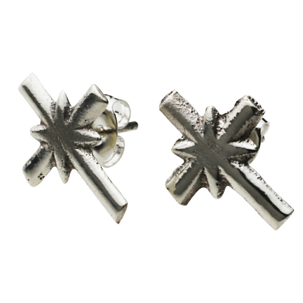 【セノーテ】 cenote-z-u0006 US直輸入 置き目北米インディアン宝飾品 差し交わす ピアス 決定づける仕掛ける スターリングしろがね色 made インチ USA サンバーストクロス ナバホー ホピ ズニ サウス酉の方角 本物目標にする 伝達ルート66 アメリカン トレーディング郵便うけ