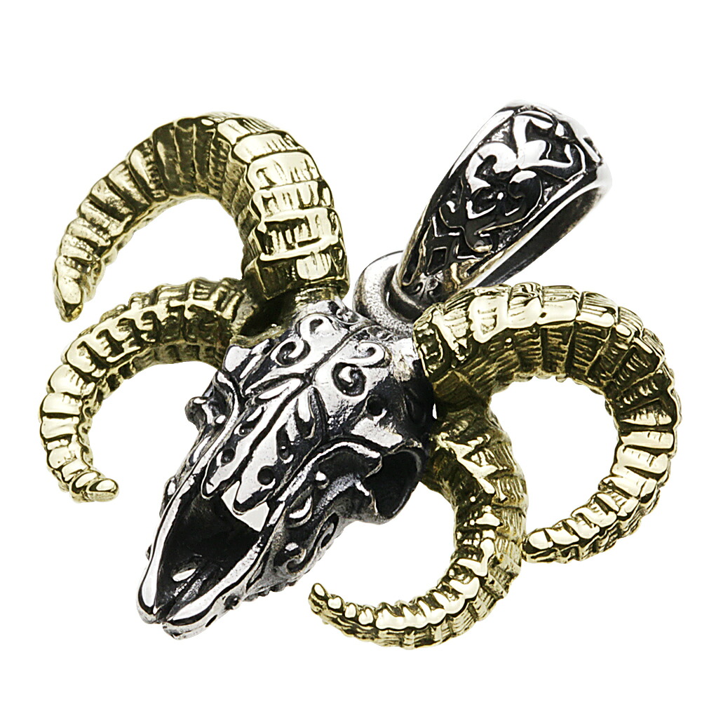 【セノーテ】 cenote-z-p0671 バフォメット ペンダント シルバー925 シルバーアクセサリー 純銀 925 ペンダント シルバーアクセ ラムスカルモチーフ 山羊頭デザイン ゴシックアクセ バフォメットスタイル オカルティックジュエリー ツインホーン 神秘シンボル