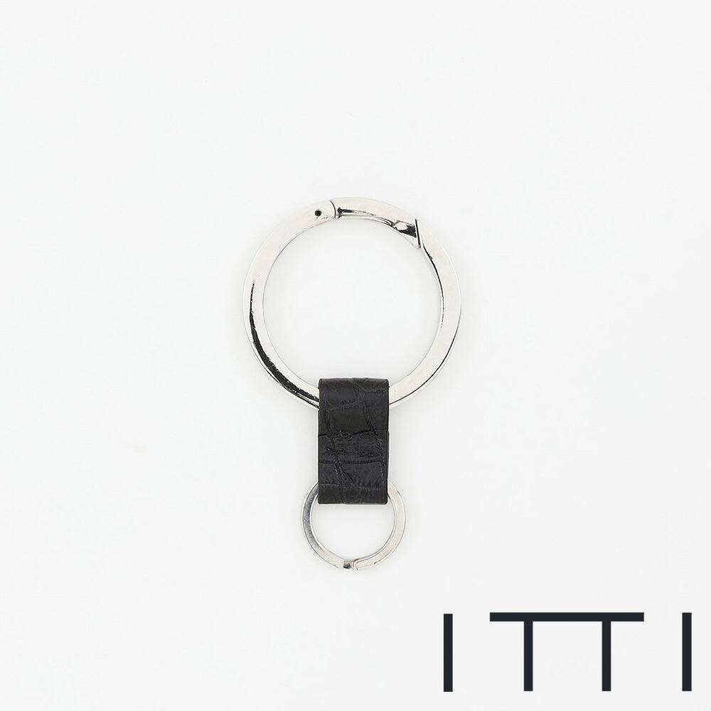 【ITTI/イッチ】CRISTY RING RING / CROCO / BLACK / ITTI-GOODS-003-D / 手懸かり輪っか【メンズ】【レディース】【ユニ一発やる】【貨物輸送無料】 キーホルダー・キーケース-バッグ・小物・ブランド雑貨-財布・ケース