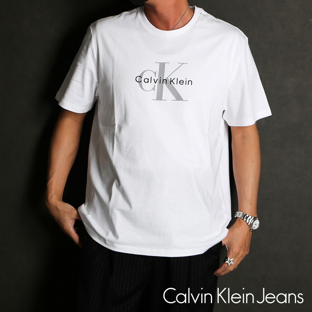 【Calvin Klein Jeans/カルバン・クライン ジーンズ】【国内正規品】SS HERO MONOLOGO TEE - WHITE / Tシャツ / 4RB862G【メンズ】【ユニセックス】【送料無料】｜CENTRAL5811 7,326円