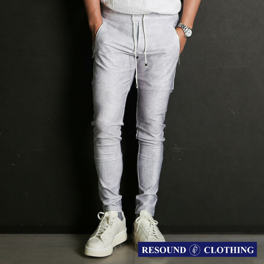 【RESOUND CLOTHING /リサウンドクロージング】Johnson LINE PT - PAISLEYGREY / ジョンソンラインパンツ / RC35-ST-009【メンズ】【送料無料】