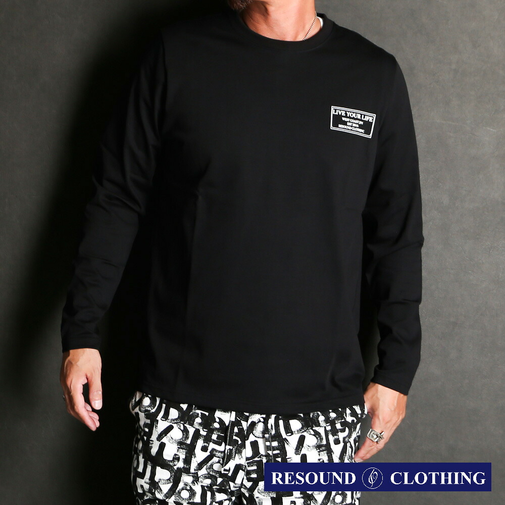 【RESOUND CLOTHING /リサウンドクロージング】crew longsleave Tee - BLACK / ロングスリーブTシャツ / RC33-T-002【メンズ】【送料無料】｜CENTRAL5811 10,725円
