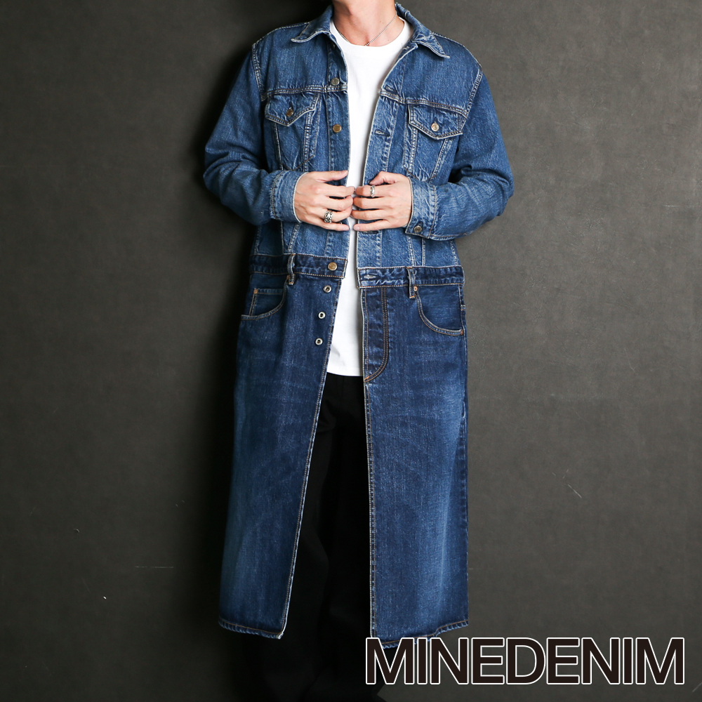 楽天市場】【MINEDENIM/マインデニム】Wool Meiton & Leather Studium