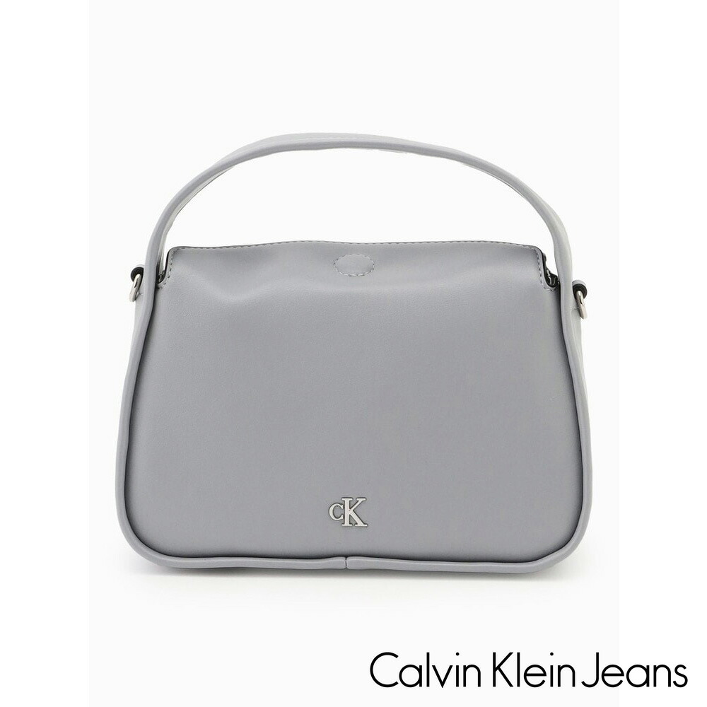 【Calvin Klein Jeans/カルバン・クライン ジーンズ】【国内正規品】METAL MONOGRAM MINI BLOCK 2WAY BAG - GRAY / メタルモノグラム ミニブロック2WAYバッグ / DH3714【メンズ】【ユニセックス】【送料無料】