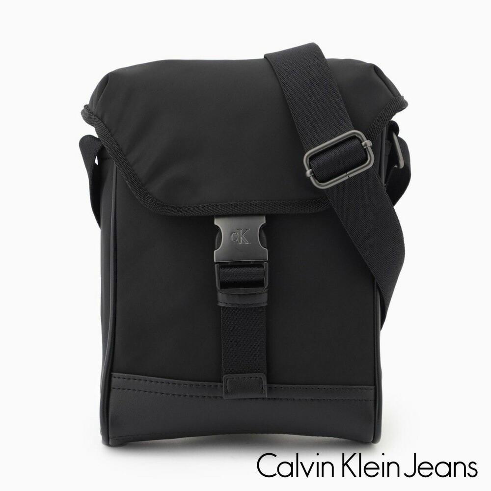 【Calvin Klein Jeans/カルバン・クライン ジーンズ】【国内正規品】SPEED CLIP UT FLAP REPORTER 18 / クリップフラップ リポーターバッグ / 4G3008G【ユニセックス】【送料無料】 バッグ-バッグ・小物・ブランド雑貨-男女兼用バッグ