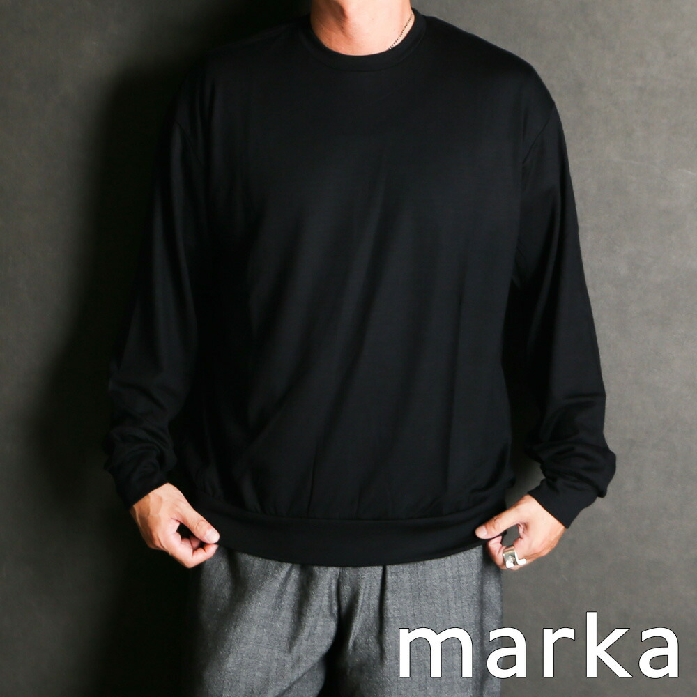 marka CREW NECK sp120’s wool cotton knit CREW NECK - sp120's wool cotton knit - | marka(マーカ