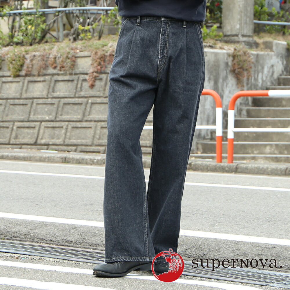 楽天市場】【superNova./スーパーノヴァ】Wide selvedge jeans