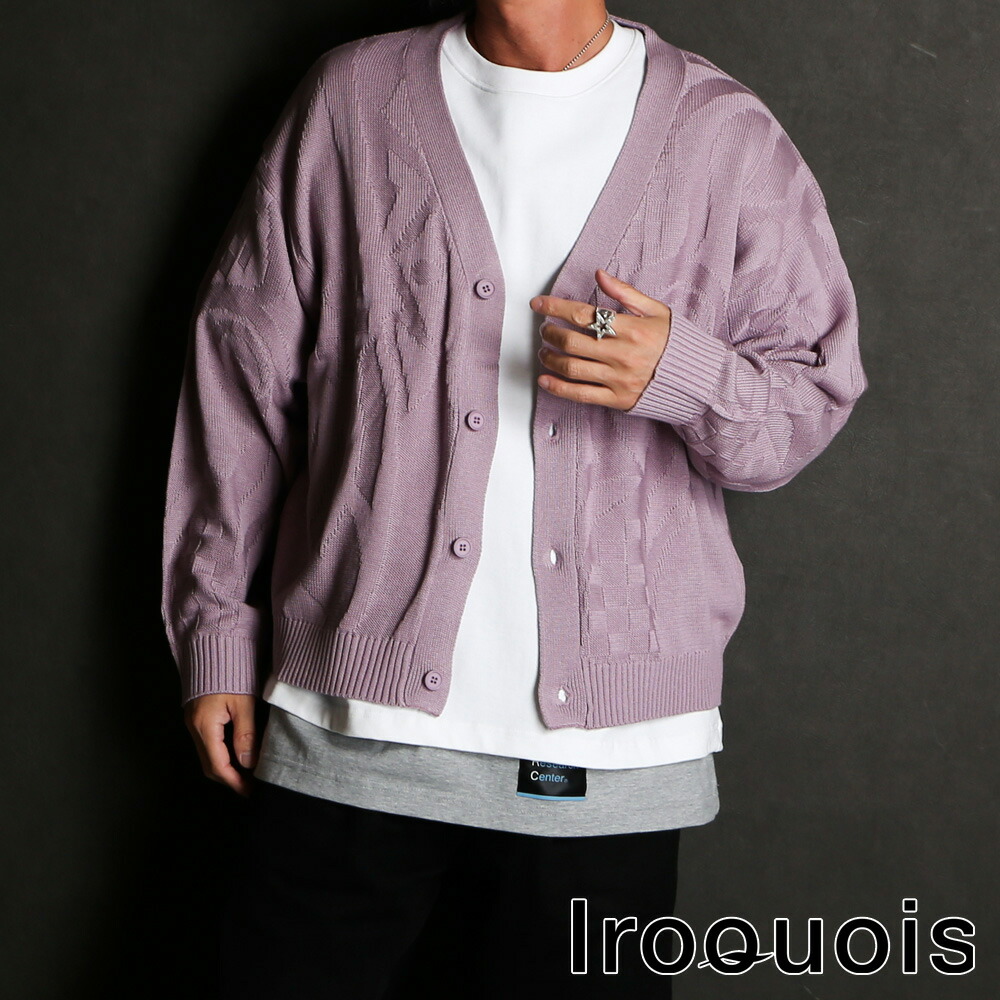 【30% OFF】【Iroquois/イロコイ】7G C/R LYNX JQ CD / ジレー / 276104【メンズ】【貨物輸送無料】 ニット・セーター-トップス