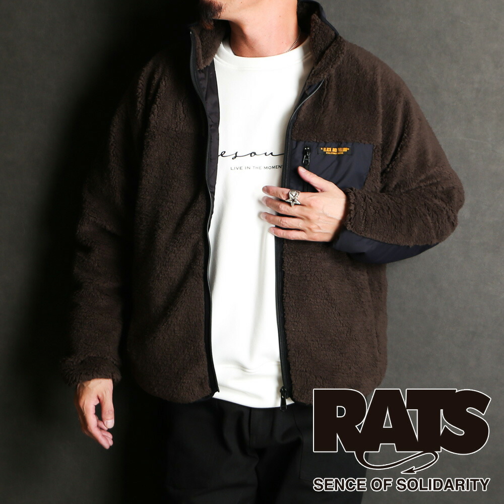 定価以下　rats BAJA JKT 楽天市場】RATS(ラッツ) サイズ:L ZIP FLEECE JKT 20'RJ-1105