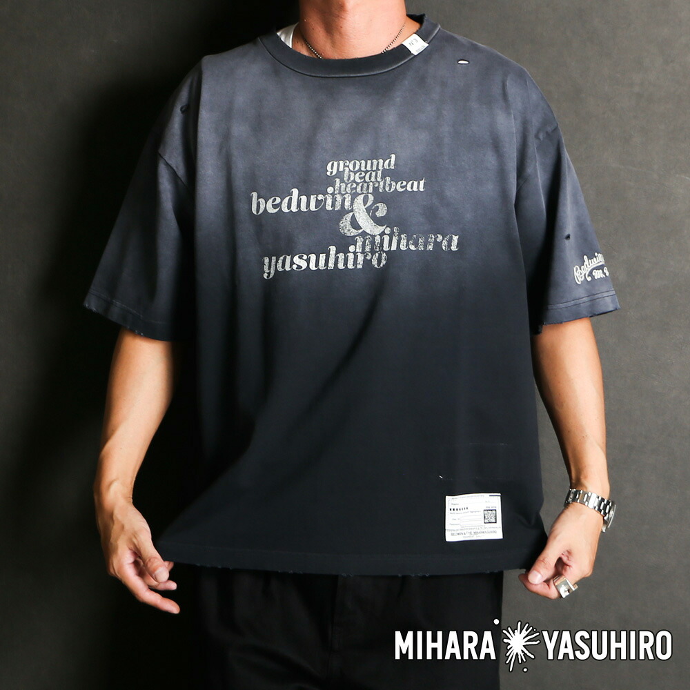 【Maison MIHARA YASUHIRO/メゾン ミハラヤスヒロ】BEDWIN & THE MMY / Photo Print T-shirt / フォト プリント Tシャツ / C15TS023 【送料無料】