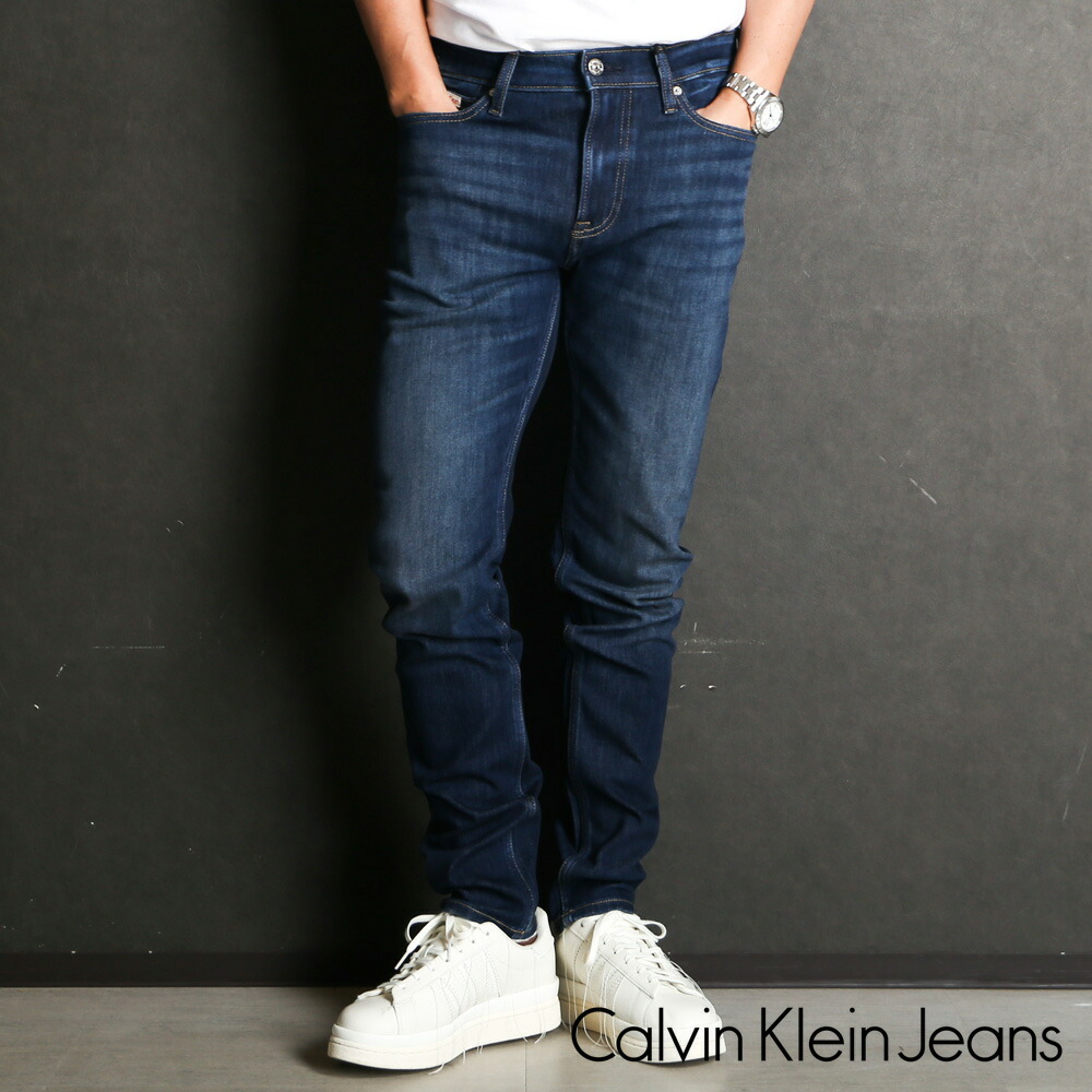 【Calvin Klein Jeans/カルバン・クライン ジーンズ】【国内正規品】Slim Taper 37.5 Jeans / スリムテーパード デニムパンツ / 4RE746G【メンズ】【ユニセックス】【送料無料】｜CENTRAL5811