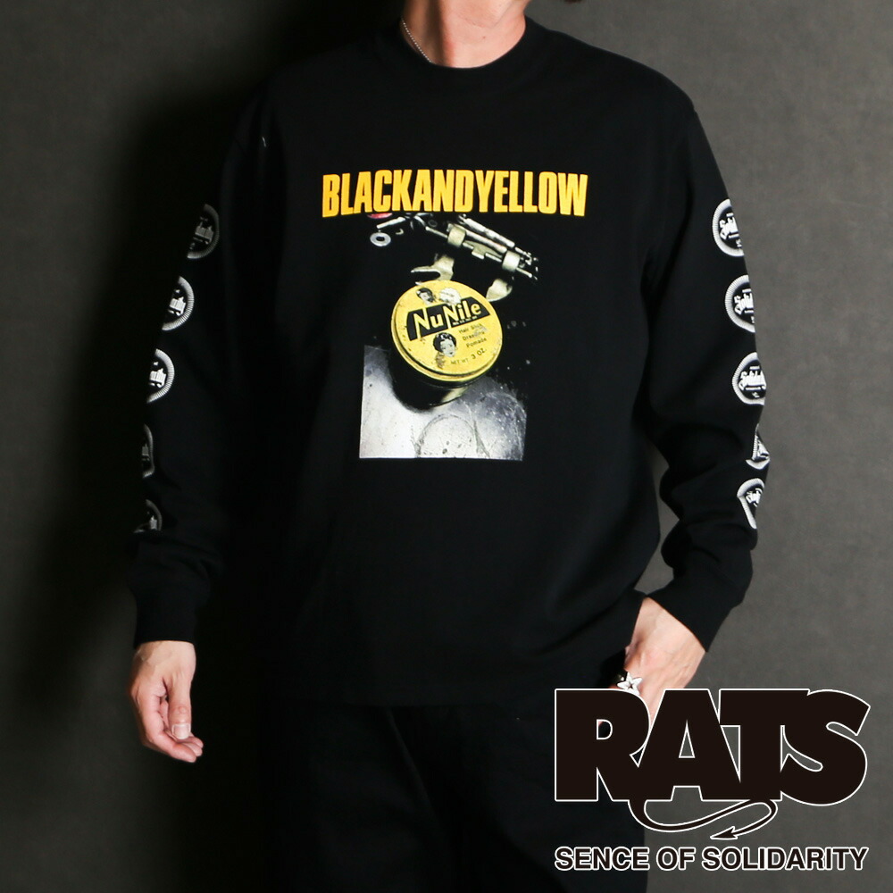 楽天市場】L【RATS TWO WHEEL L/S TEE BLACKxBLUE 23'RTC-0204 RATS