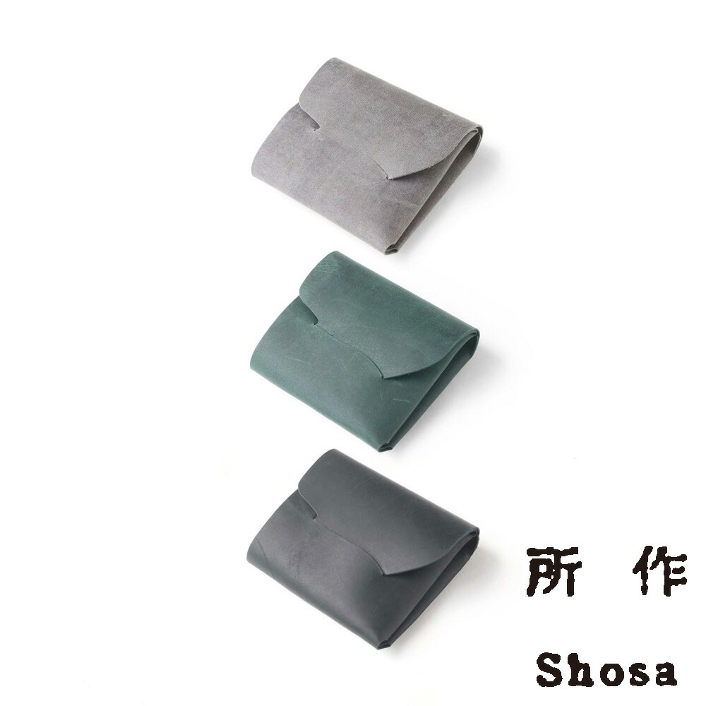 【No,No,Yes! 所作/ノーノーイエス ショサ】コンパクトウォレット cp 3.5 / 「ヌバック」【メンズ】【レディース】【ユニセックス】【送料無料】