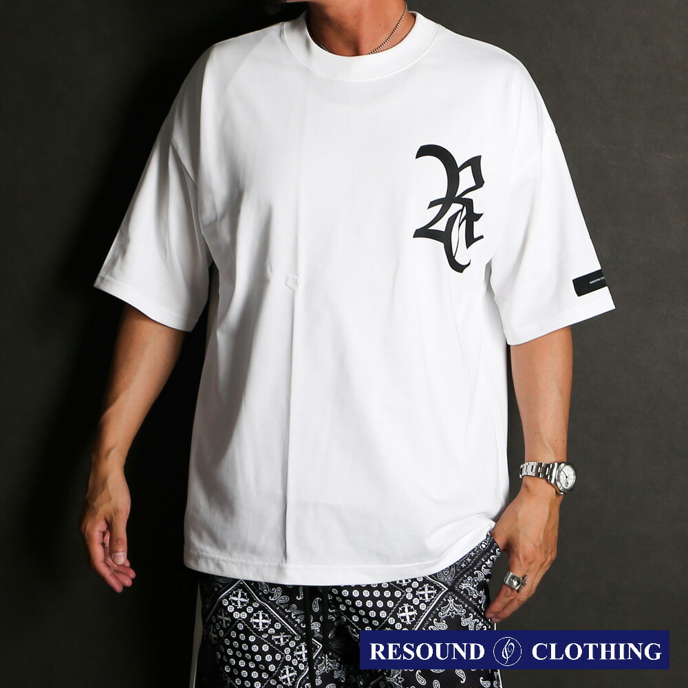 【RESOUND CLOTHING /リサウンドクロージング】RC OVER TEE - WHITE / クルーネック Tシャツ / RC36-T-006【メンズ】【送料無料】