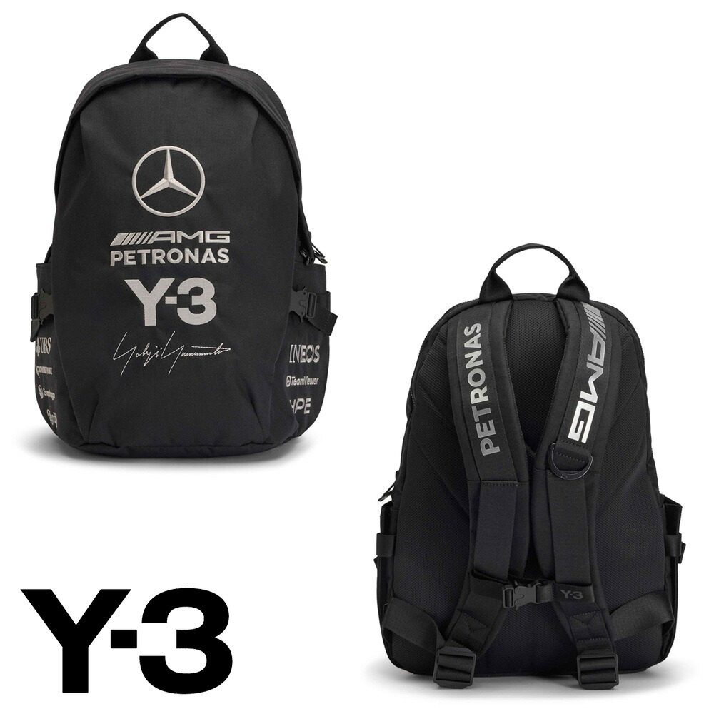 【Y-3/ワイスリー】Y-3 MERCEDES-AMG PETRONAS FORMULA 1 TEAM BACKPACK / うしろ側風呂敷き包み / KR7554【国内置き目品】【メンズ】【ユニ一発やる】【貨物輸送無料】