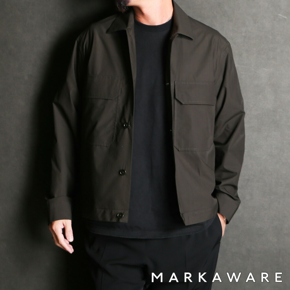 【試着のみ】MARKAWARE COMFORT BLAZER カシミヤフランネル COMFORT BLAZER #NAVY [A23C-04JK01C] _ MARKAWARE | マーカ