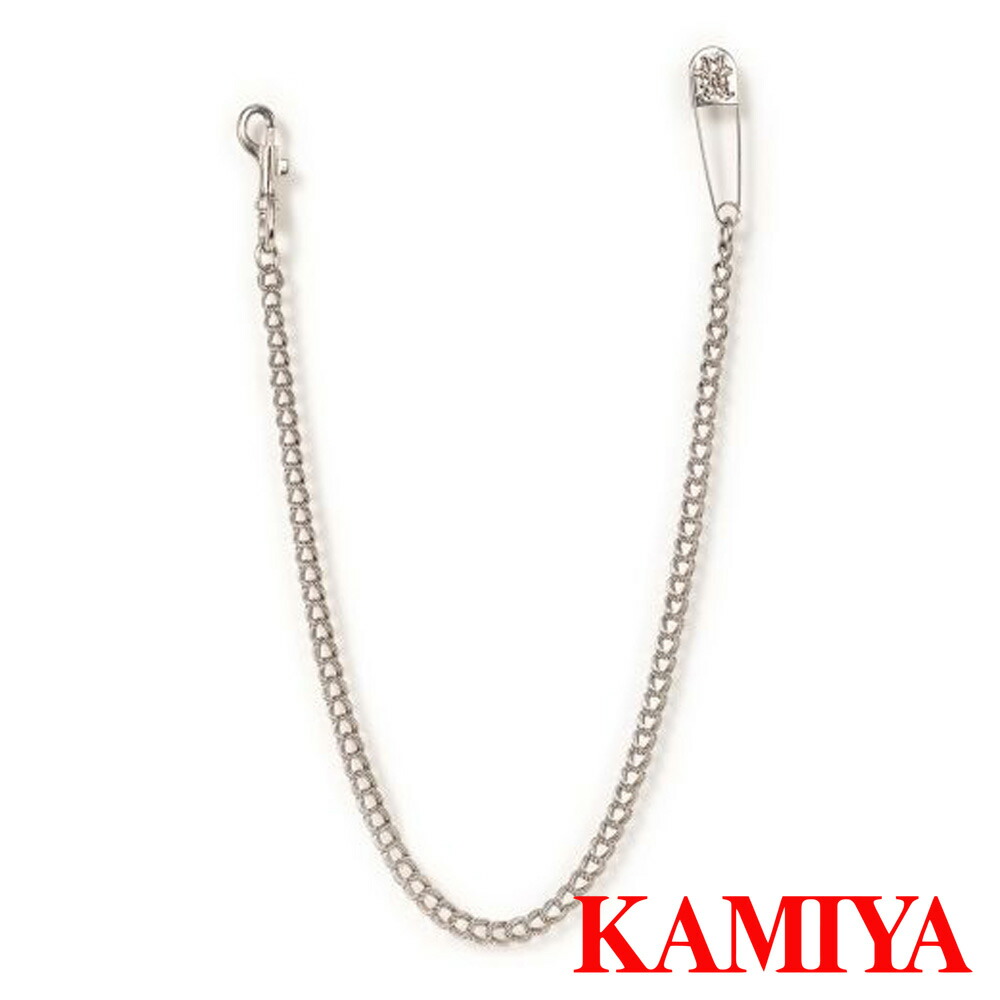 KAMIYA ウォレットチェーン シルバー 63cm KAMIYA - ウォレットイールチェーン【63cm】 - WALLET EEL CHAIN