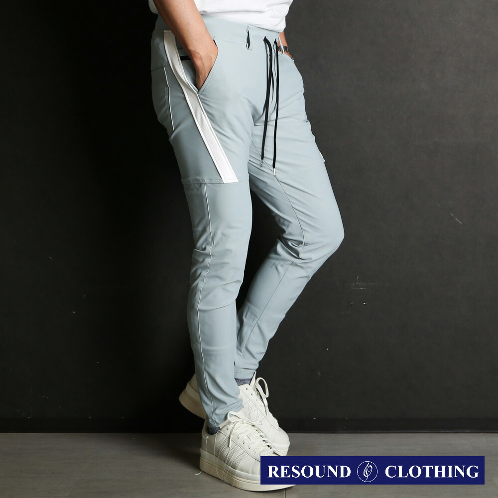 【RESOUND CLOTHING /リサウンドクロージング】TYLER PANTS - AQUA / ラインパンツ / RC36-ST-026【メンズ】【送料無料】 21,450円