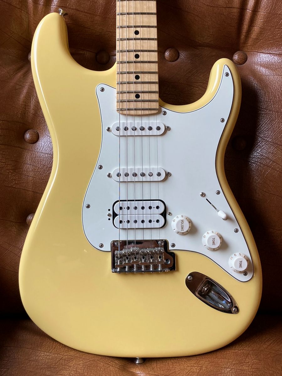 Fender Mex Player Stratocaster Hss Buttercream Maple Fingerboard Used