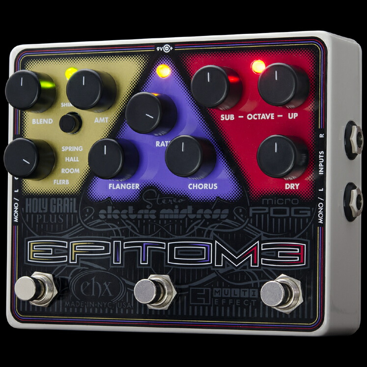 新品 Electro-Harmonix Epitome エレクトロ・ハーモニクス Amazon.com: Electro-Harmonix Epitome Reverb/Flanger/Octave