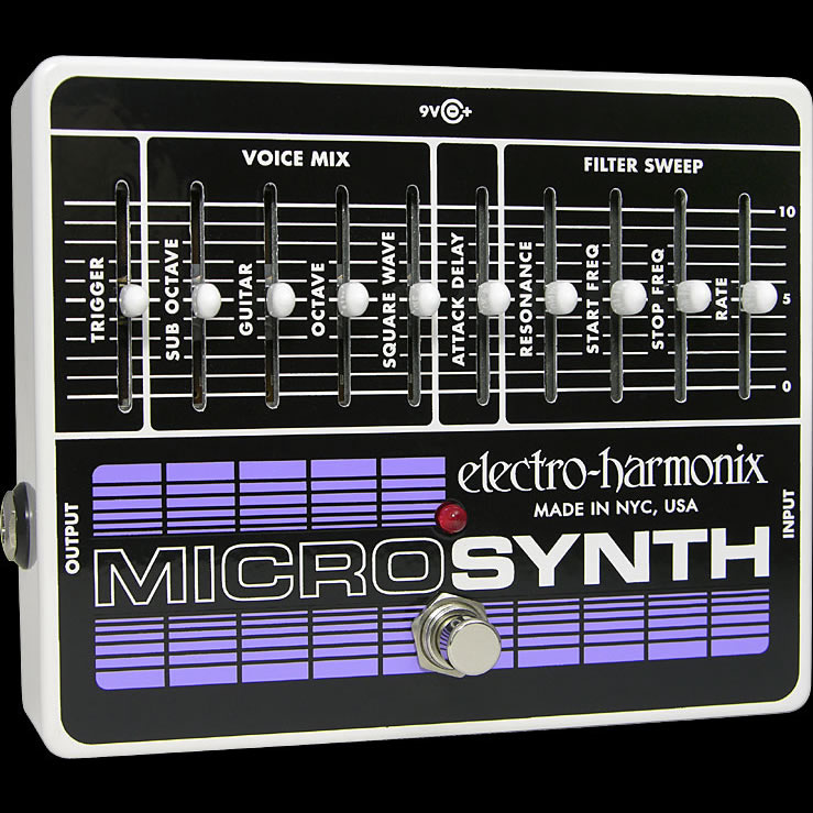【送料無料】Electro-Harmonix エレクトロ・ハーモニックス Micro Synthesizer エフェクター(ギターシンセ) / Analog Guitar Microsynth