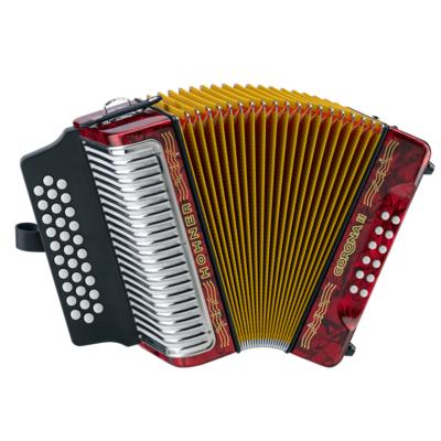 楽天市場】【送料無料】HOHNER ホーナー Corona II GCF アコーディオン