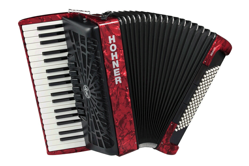 HOHNER.41鍵盤120ベース.BRAVOⅢ120現行販売中型故障無し 楽天市場】Hohner ホーナー アコーディオン 入門向け ピアノ式