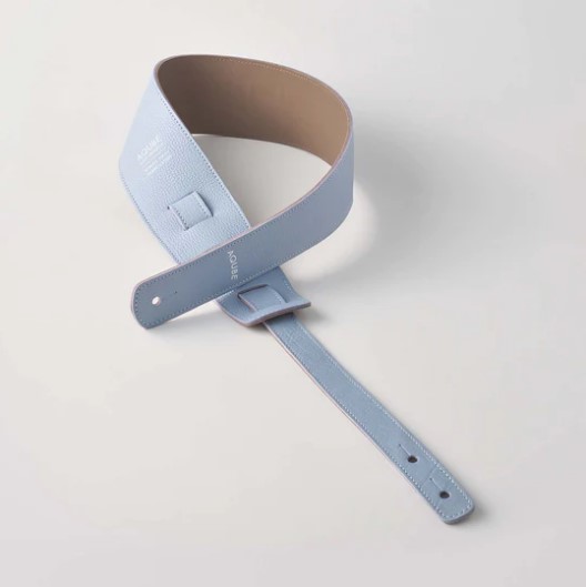 【即納可能&送料無料】AQUBE MUSIC PRODUCTS STRAP SHRINK ICE LAVENDER / SLIM / サイズ：M 本革 ギター・ベース用ストラップ｜セントラルミュージック店