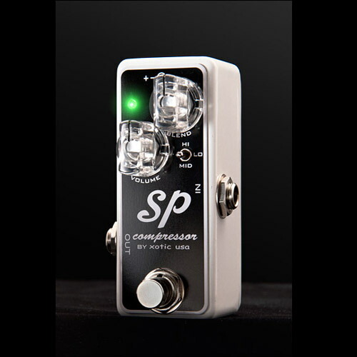 XOTIC SP コンプレッサー Xotic SP Compressorの使い方や特徴などをレビュー。小さくても