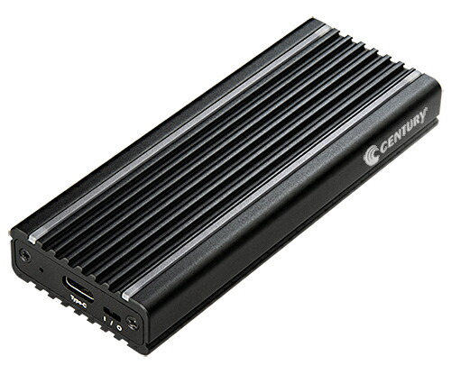 《送料無料》Aluminum Enclosure RGB for M.2 SSD　/センチュリー / M.2 SSD用ケース［CAM2NSU32RGB］