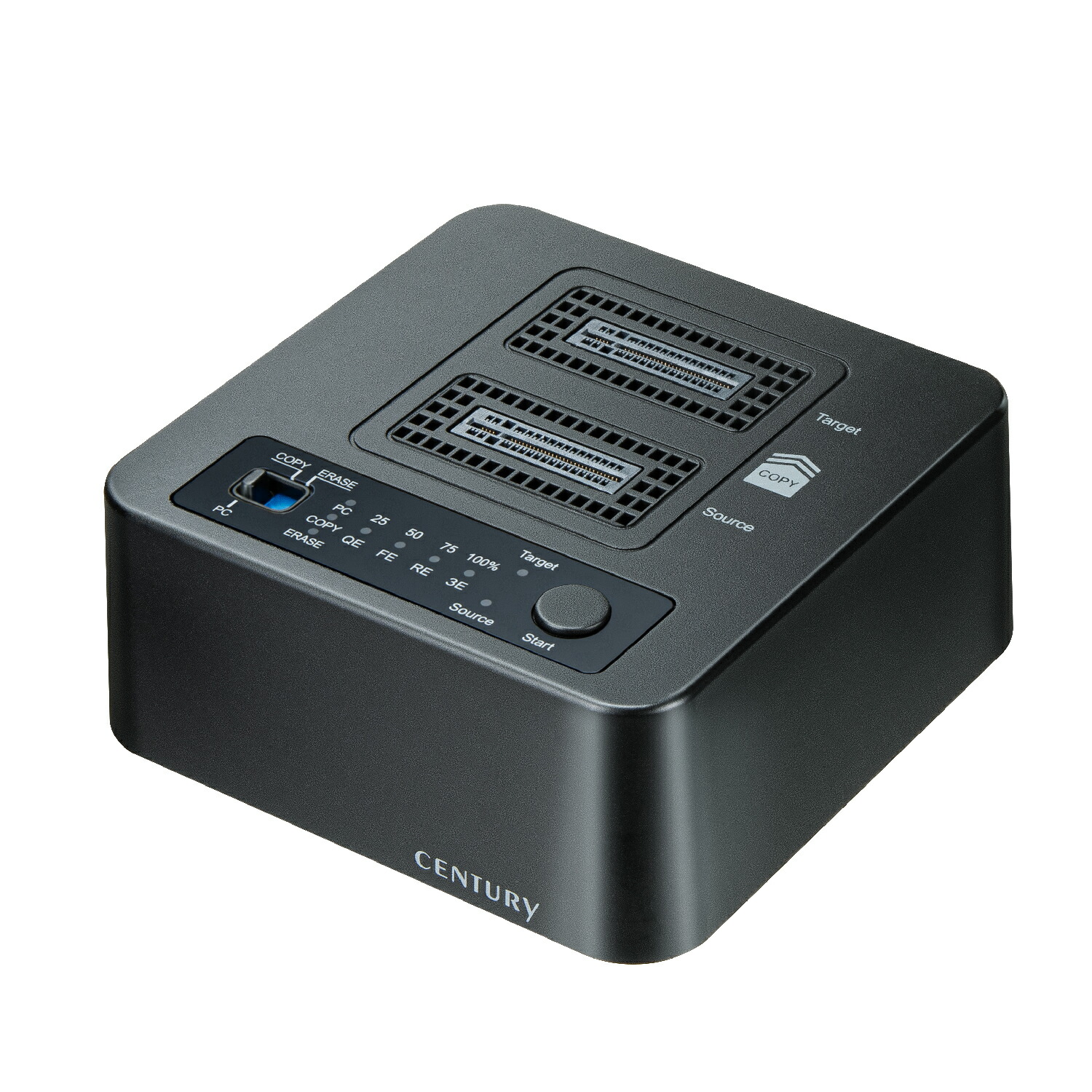 裸族のクローンベース NVMe センチュリー PC不要NVMe SSDをクローン センチュリー 「裸族のクローンベース NVMe USB20G」M.2 NVMe SSD