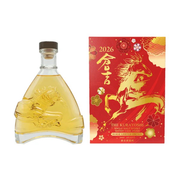 干支ウイスキー　松井ウイスキー 倉吉 HORSE LIMITED EDITION 43° 700ml ホースリミテッド　干支箱　午年 限定品 記念品 UMA ジャパニーズウイスキー 日本のウイスキー