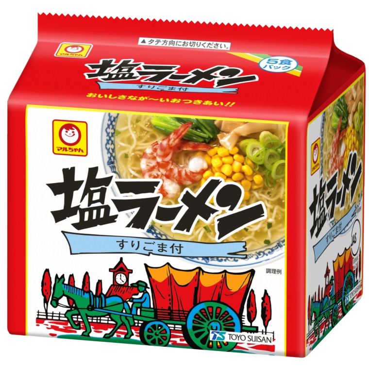 楽天市場】送料無料 東洋水産 マルちゃん しお味ラーメン 5食パック×18