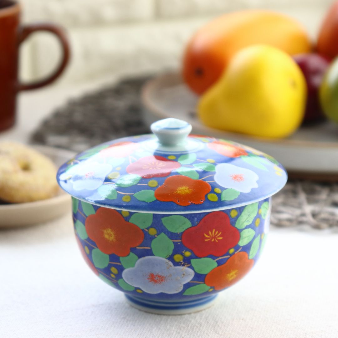 陶器製 菓子器・喰籠 鶏の蓋付き有田焼 陶器製 菓子器・喰籠 鶏の蓋付き有田焼