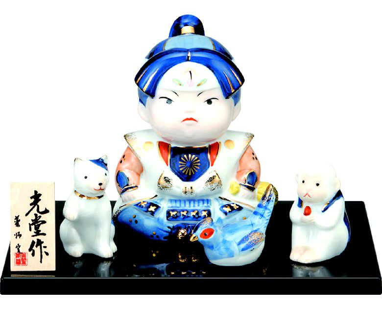 楽天市場】金太郎 虎退治 YZ255 瀬戸取寄 五月人形 5月人形