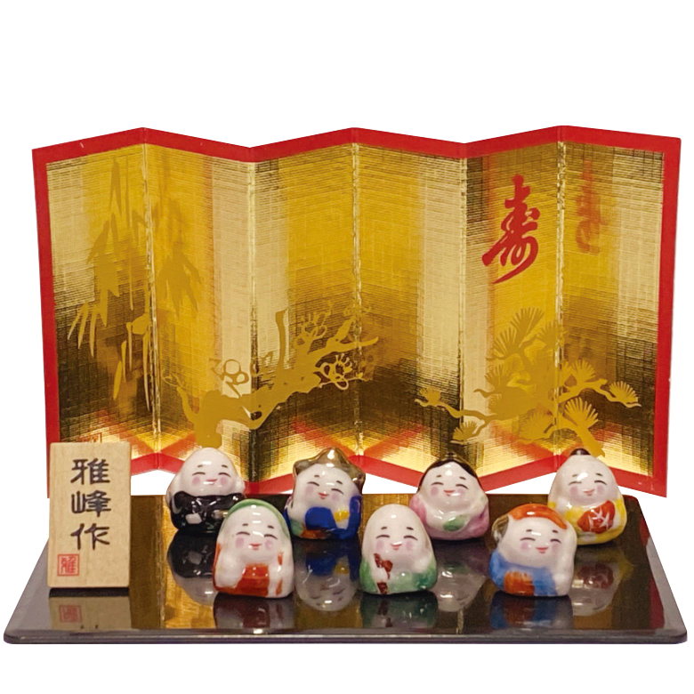 良念/寿老人図/七福神の内の一人/掛軸☆宝船☆Z-955 真作】岡本豊彦/鹿寿老人図/七福神の内の一人/掛軸☆宝船☆Z-298