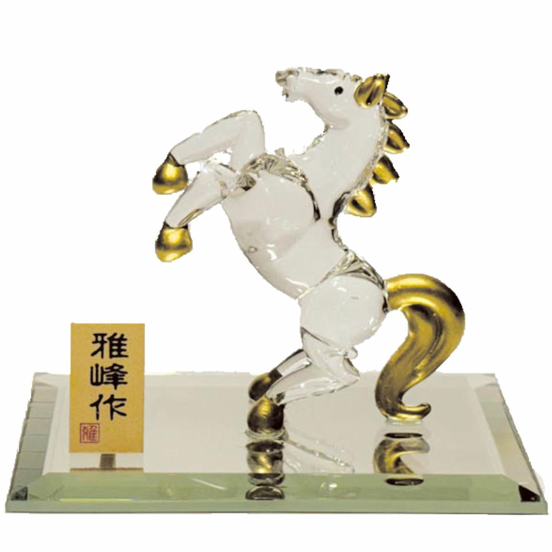 楽天市場】絢爛午 大 / 2026年 令和8年 ガラス製 干支置物 和雑貨