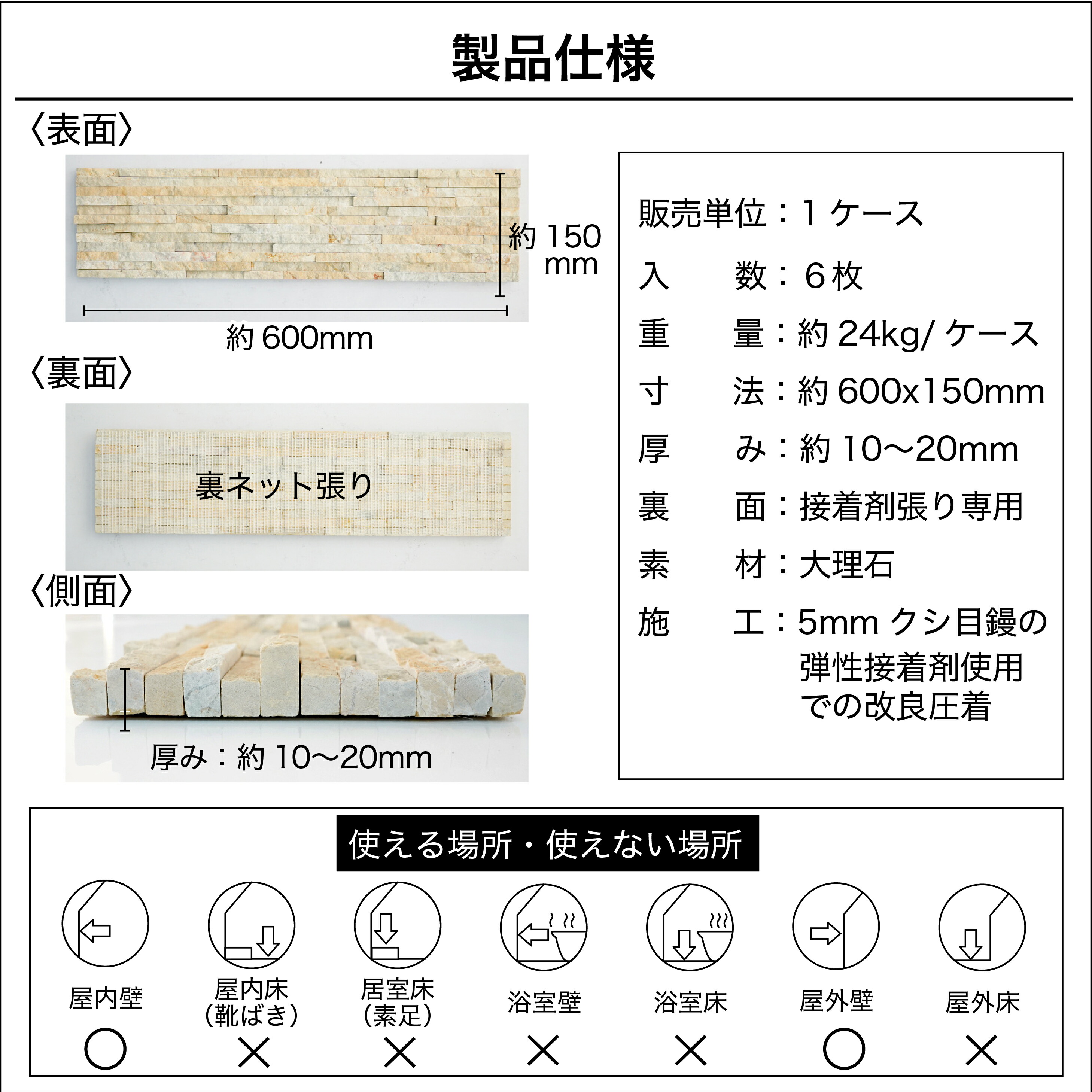 ラッピング無料】 壁材 天然石 石材 エクステリア 大理石 ストーン 壁石 壁 石貼り 石壁 室内 壁用 石積み 外壁 タイル レッジストーン 黄色  DIY arabxxnxx.com