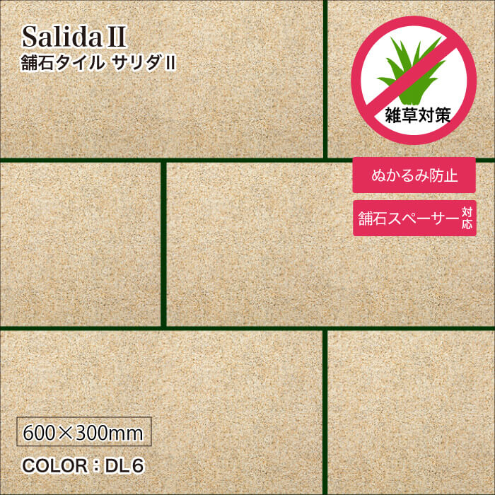 新しい到着 床タイル 600 300mm 庭 舗石 敷石 飛び石 ステップストーン 置くだけ 雑草対策 防草 車両 重歩行可 和モダン アプローチ サリダ2 Dl6 ケース 5枚入 販売 全品送料無料 Www Eh Net Sa