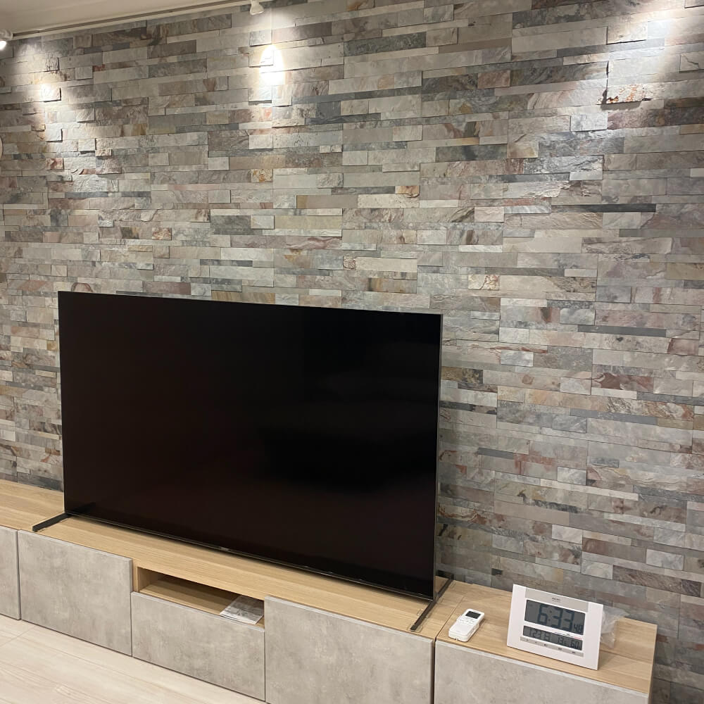 壁紙 タイル シール インテリア 壁材 ストーン 軽量 内装 600 150 壁パネル Diy 石張り 壁 天然石 壁石 石材 壁用